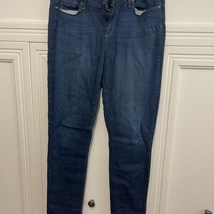 Paige Dark Blue Skinny Jeans